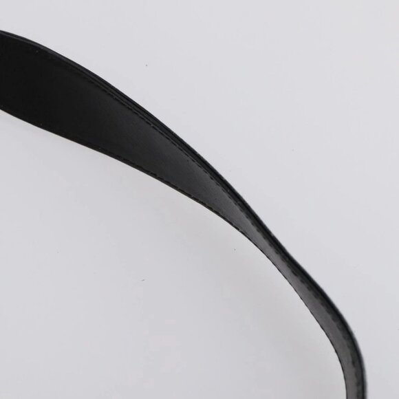 GUCCI Bamboo Shoulder Bag Leather 2way Black Gold - Picture 7 of 16